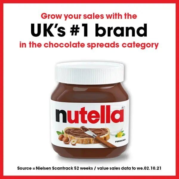 Nutella Hazelnut Spread with Cocoa 200g (Case of 6)