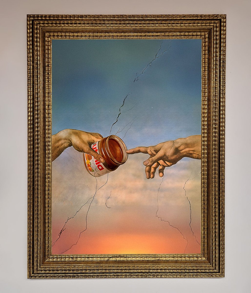 Nutella Of Creation Framed Poster