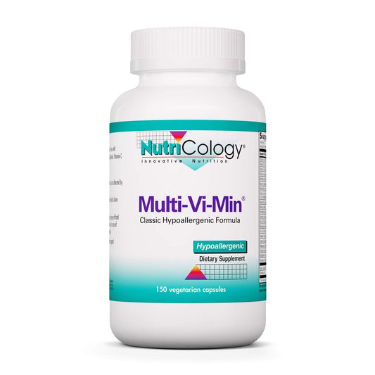 Nutricology Multi-Vi-Min Multivitamin for Adults – Bioavailable, High Potency, Vegetarian Capsules | 150 Count