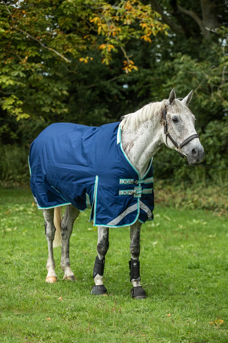 450g Ultimate Heavyweight Turnout Rug With Detachable Neck - Navy