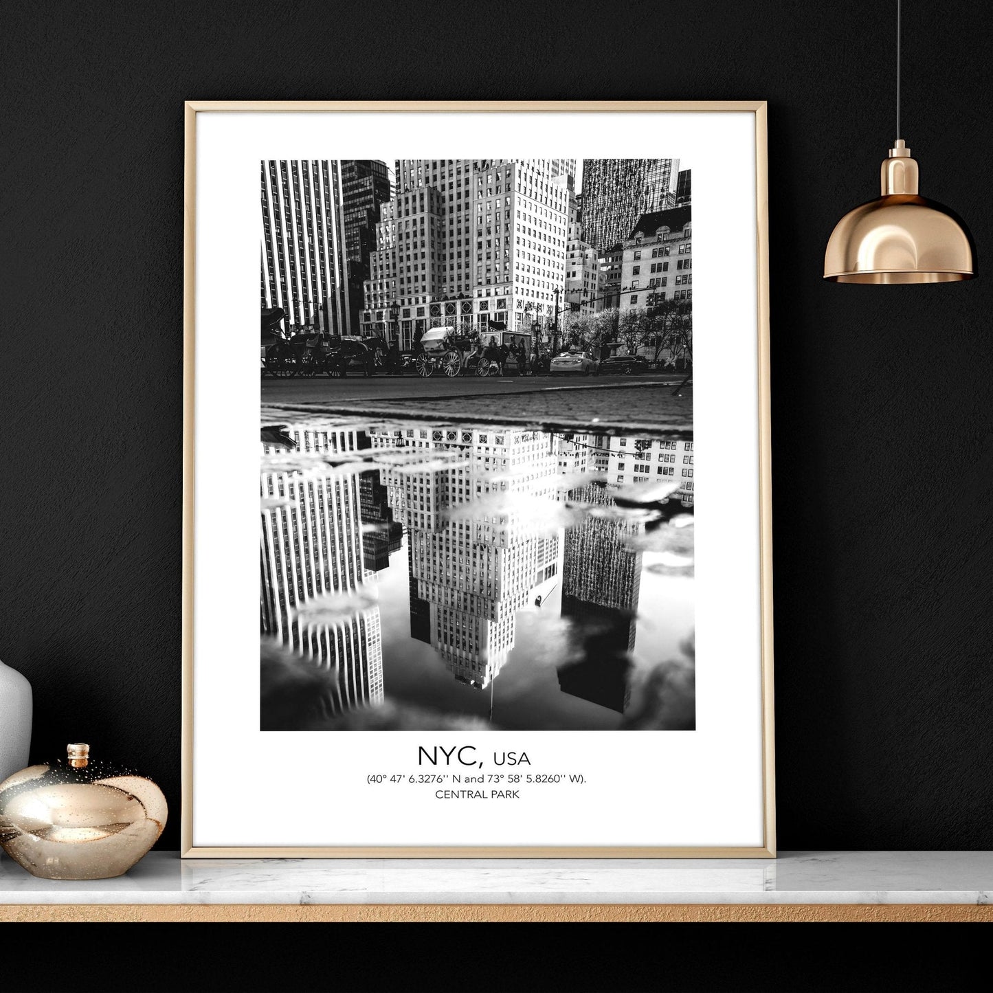 New york city wall art | set of 3 prints for Home office decor
