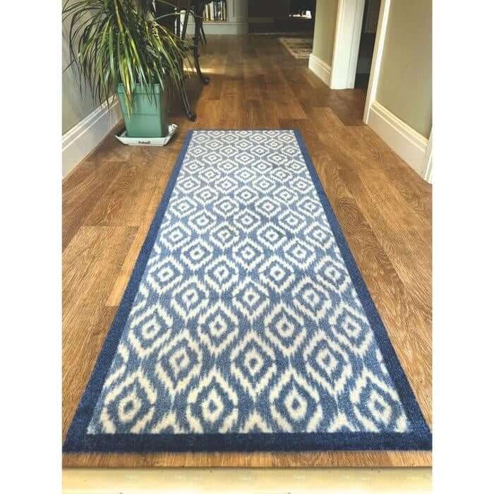 Geometric Washable Mat and Runner