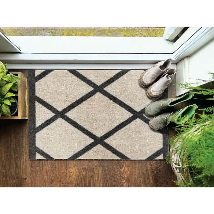 Geometric Washable Mat and Runner