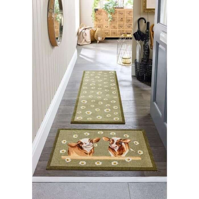 Animal-Themed Washable Mat and Runner