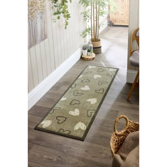 Patterned Washable Mat and Runner