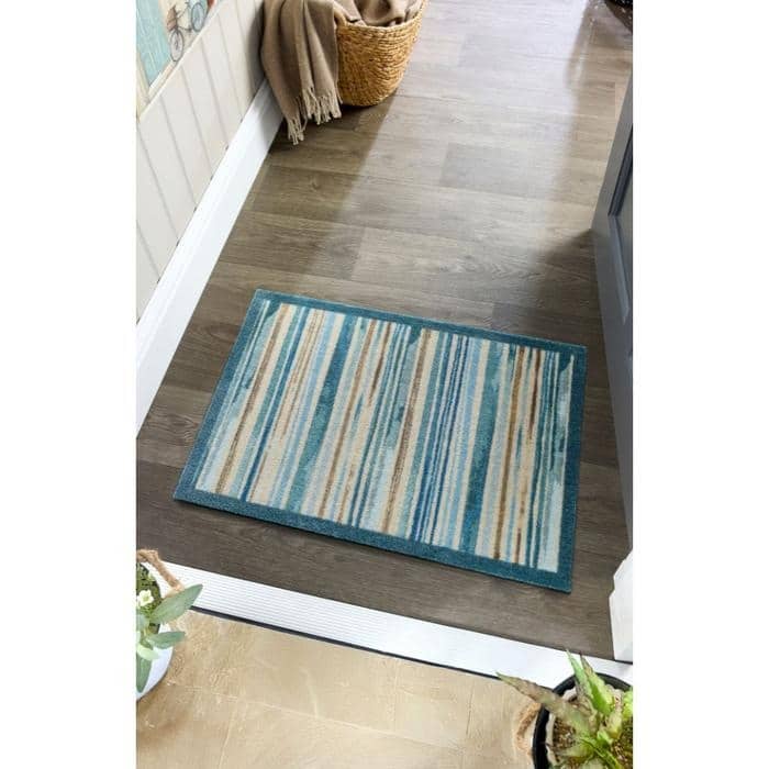 Geometric Washable Mat and Runner
