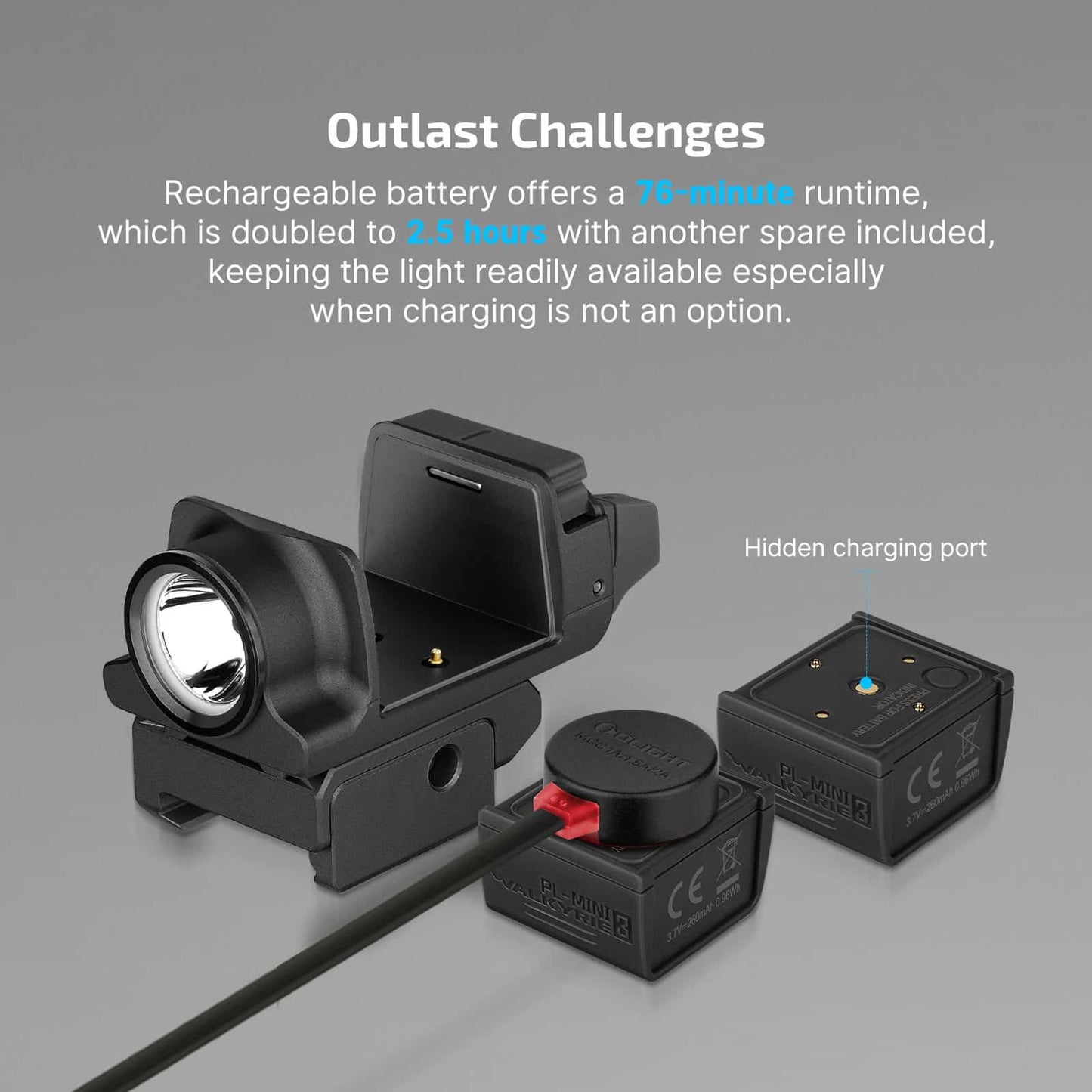 O Light PL-MINI 3 Valkyrie Rail Mounted Light