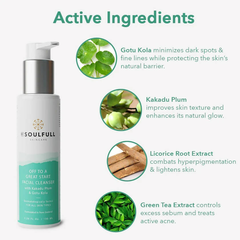 Be Soulfull Off To A Great Start Facial Cleanser