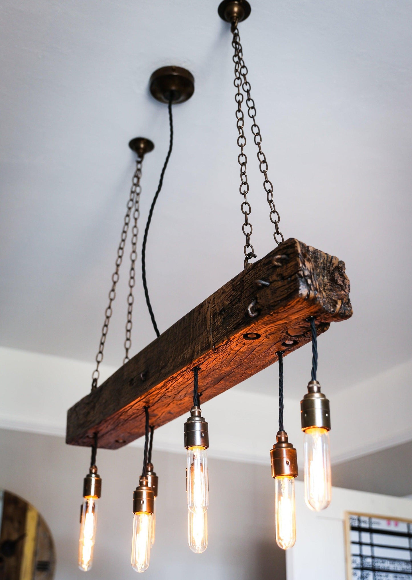 Oak Beam Chandelier Bespoke