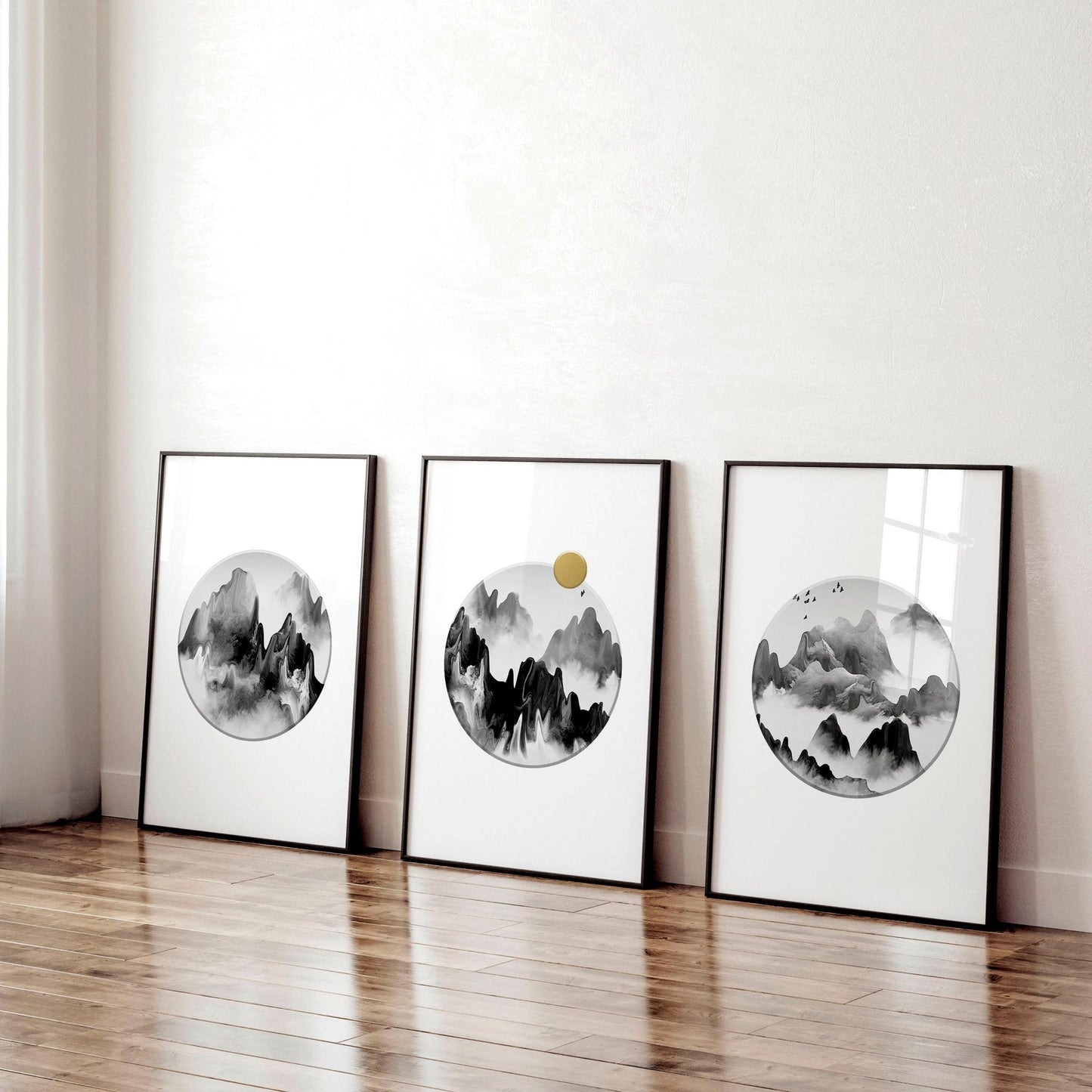 Office desk decor | set of 3 wall art prints