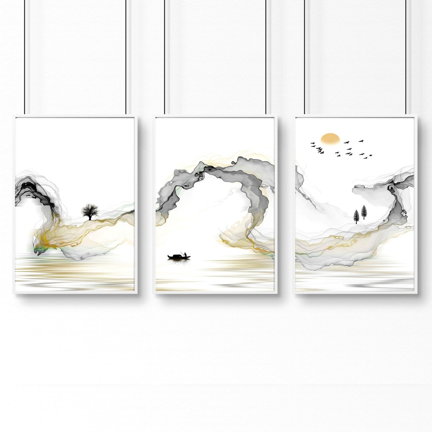 Wall Decorations For Office | set of 3 wall art prints