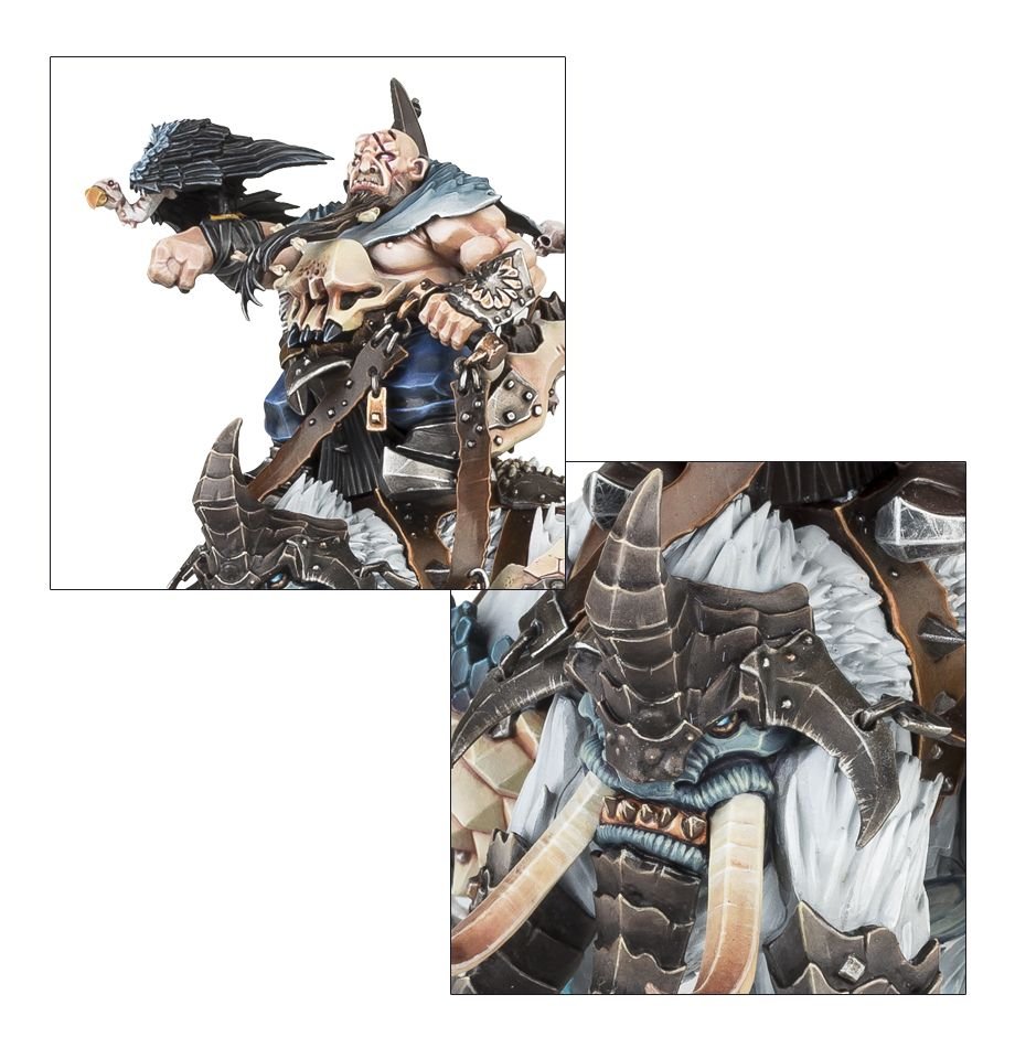 Ogor Mawtribes: Frostlord on Stonehorn