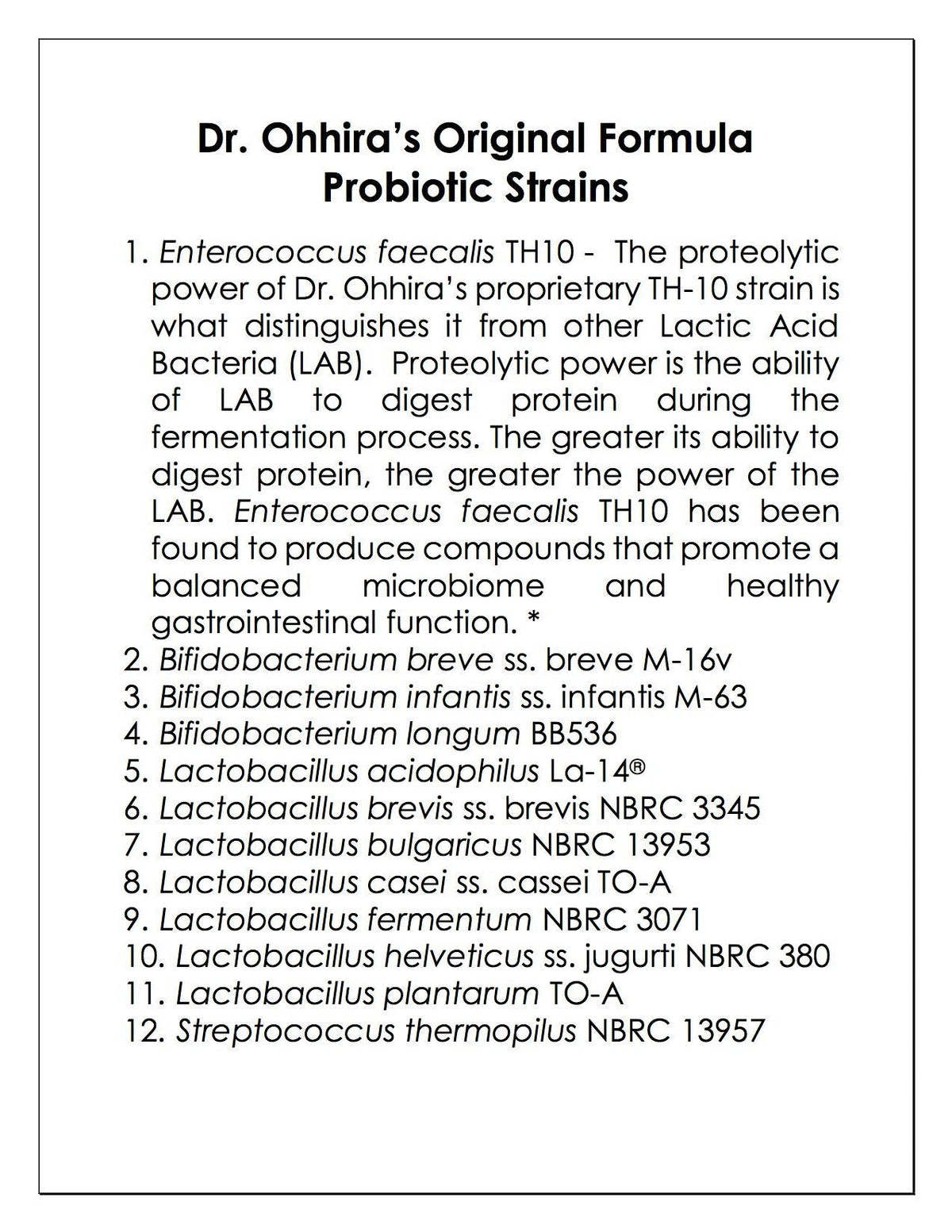 Dr. Ohhira’s Probiotics Professional Formula – Five-Year Fermented Prebiotics, 12 Strains, Postbiotic Metabolites, 30 Capsules