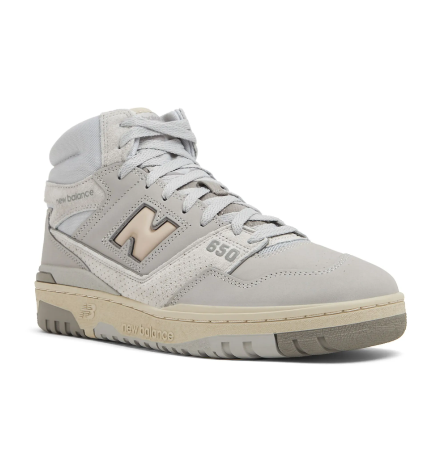 UK 6.5 New Balance 650 Men’s Leather High-Top Sneakers – EU 40