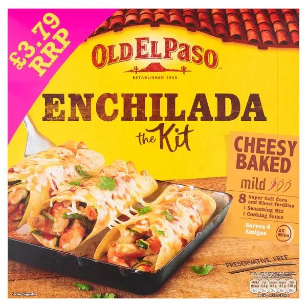Old El Paso Enchilada the Kit Cheesy Baked 663g (Case of 4)