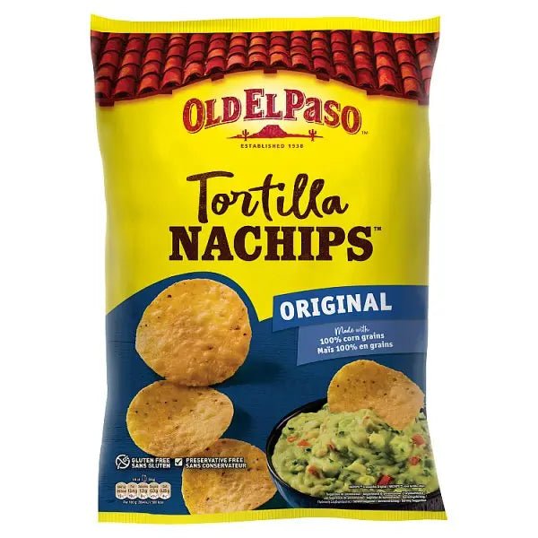 Old El Paso Original Tortilla Nachips 185g (Case of 5)