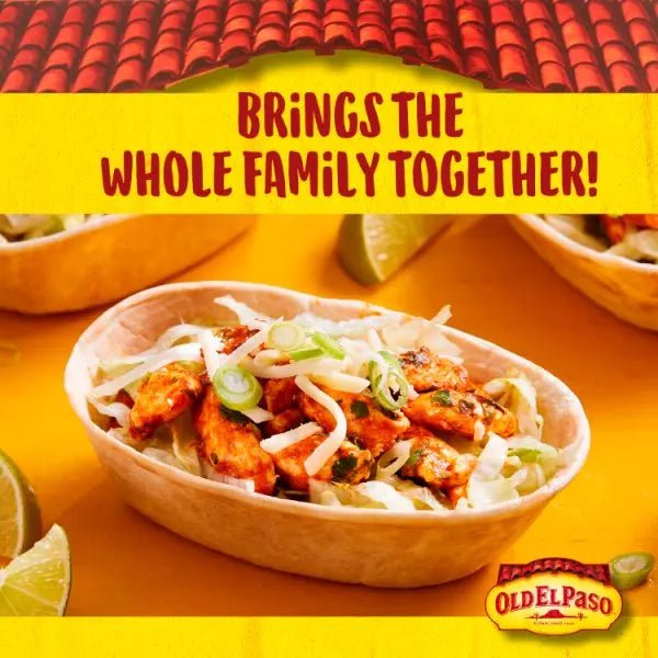 Old El Paso Stand 'N Stuff Smoky BBQ Taco Boat Kit 350g (Case of 4)