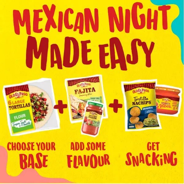 Old El Paso Stand 'N Stuff Smoky BBQ Taco Boat Kit 350g (Case of 4)