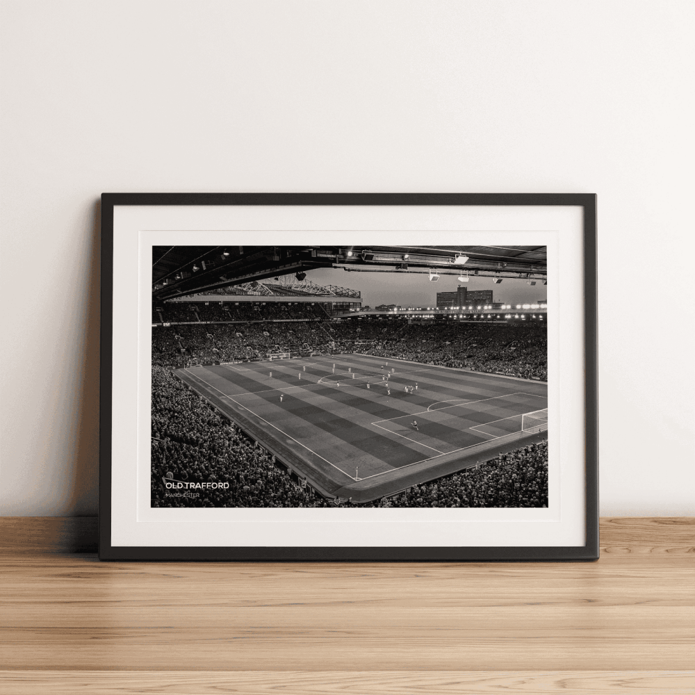 Old Trafford Matchday Stadium Manchester United Photography Print