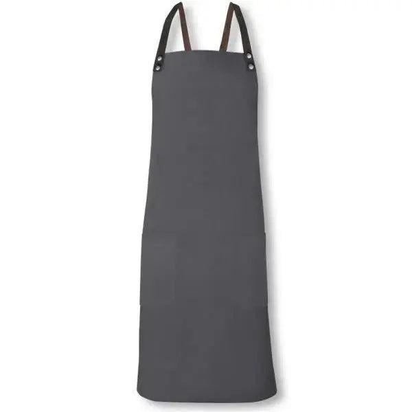 Oliver Harvey Front of House Apron Navy, Navy-White, Grey
