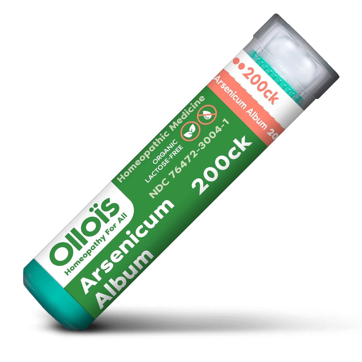 OLLOIS Arsenicum Album 200ck – Organic, Lactose-Free, Vegan Homeopathic Medicine | 80 Pellets (Pack of 1)