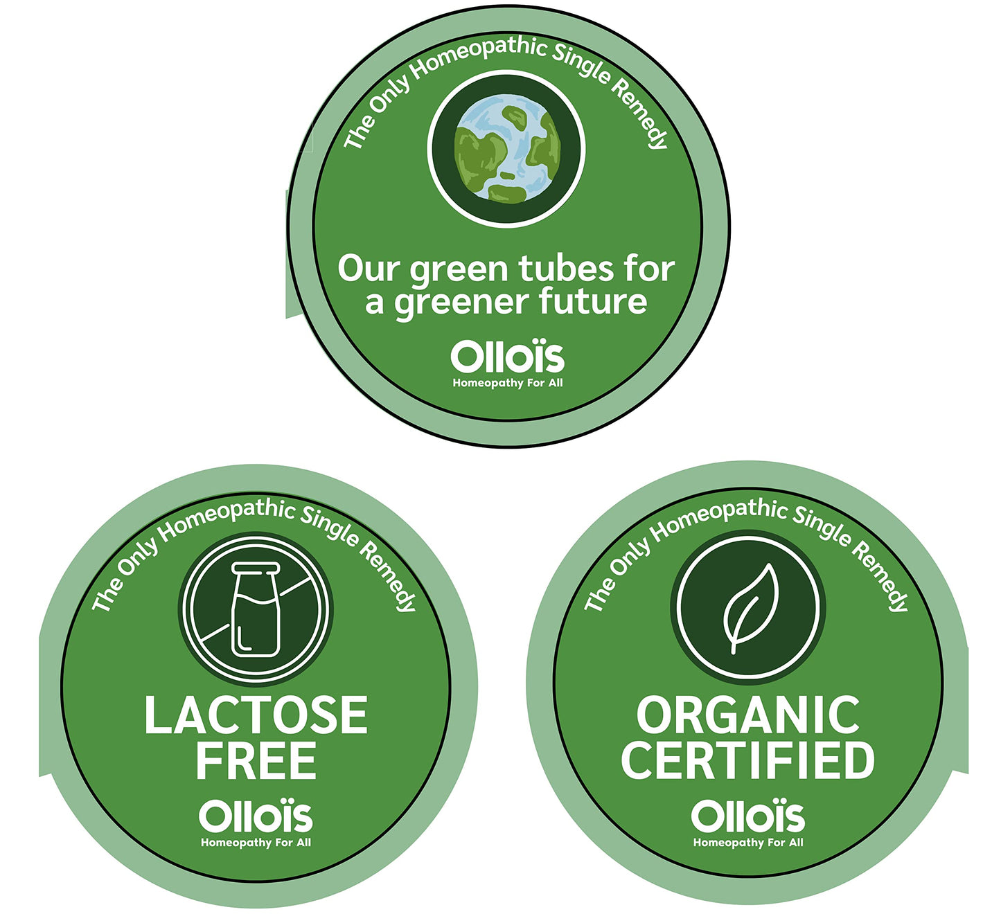 OLLOIS Bryonia Alba 200ck Organic & Lactose-Free Homeopathic Medicine, 80 Pellets