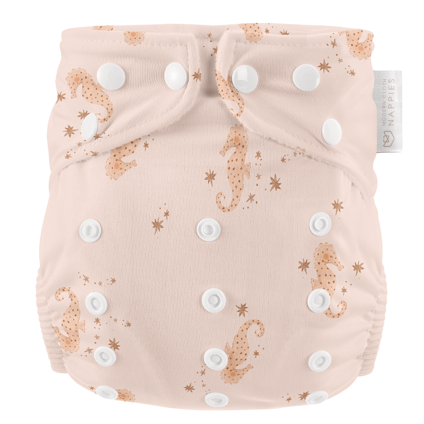 One Size Baby to Toddler Reusable Swim Nappies - Seahorse Snuggles
