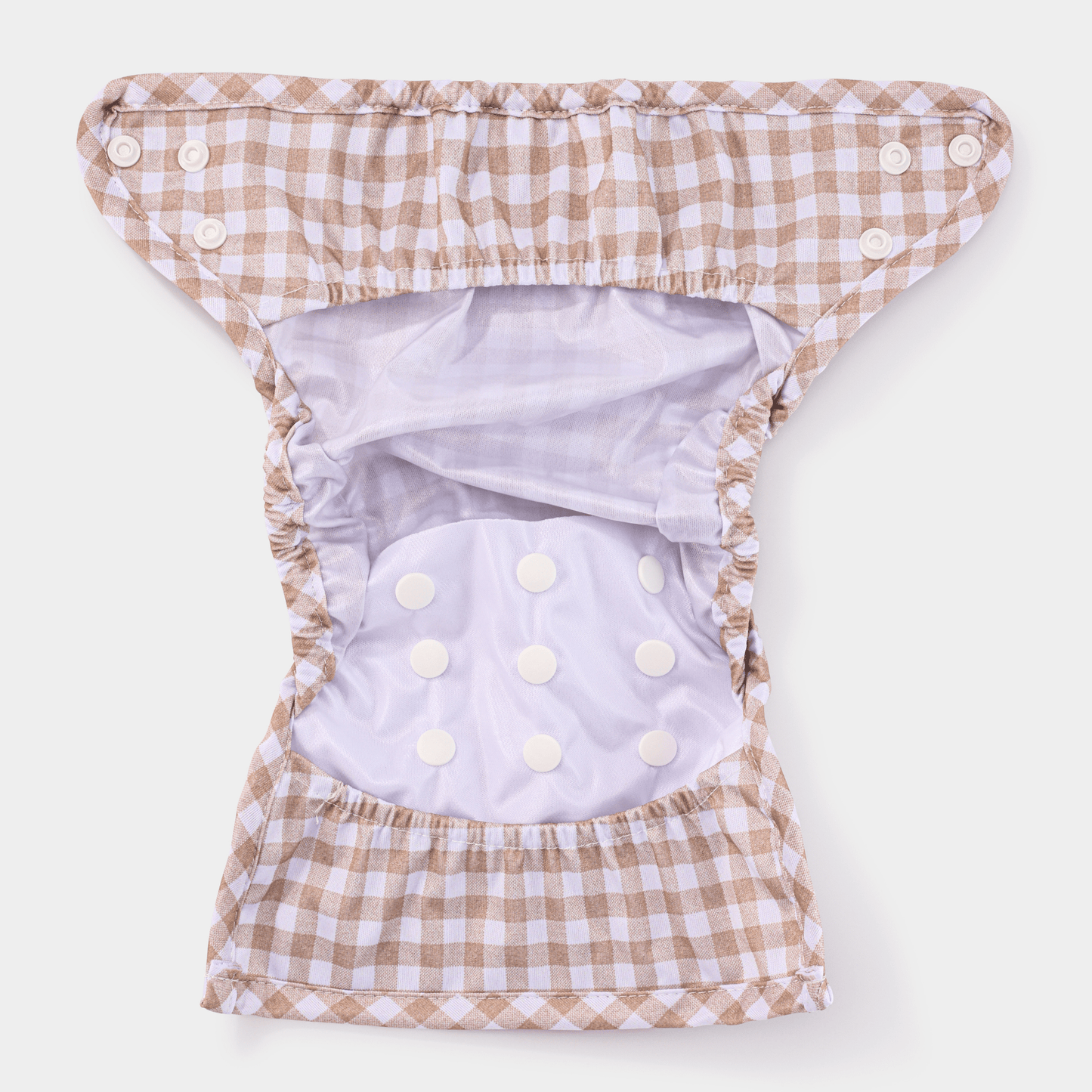 One Size Reusable Cloth Nappy Wrap - Rainbow Oatmeal