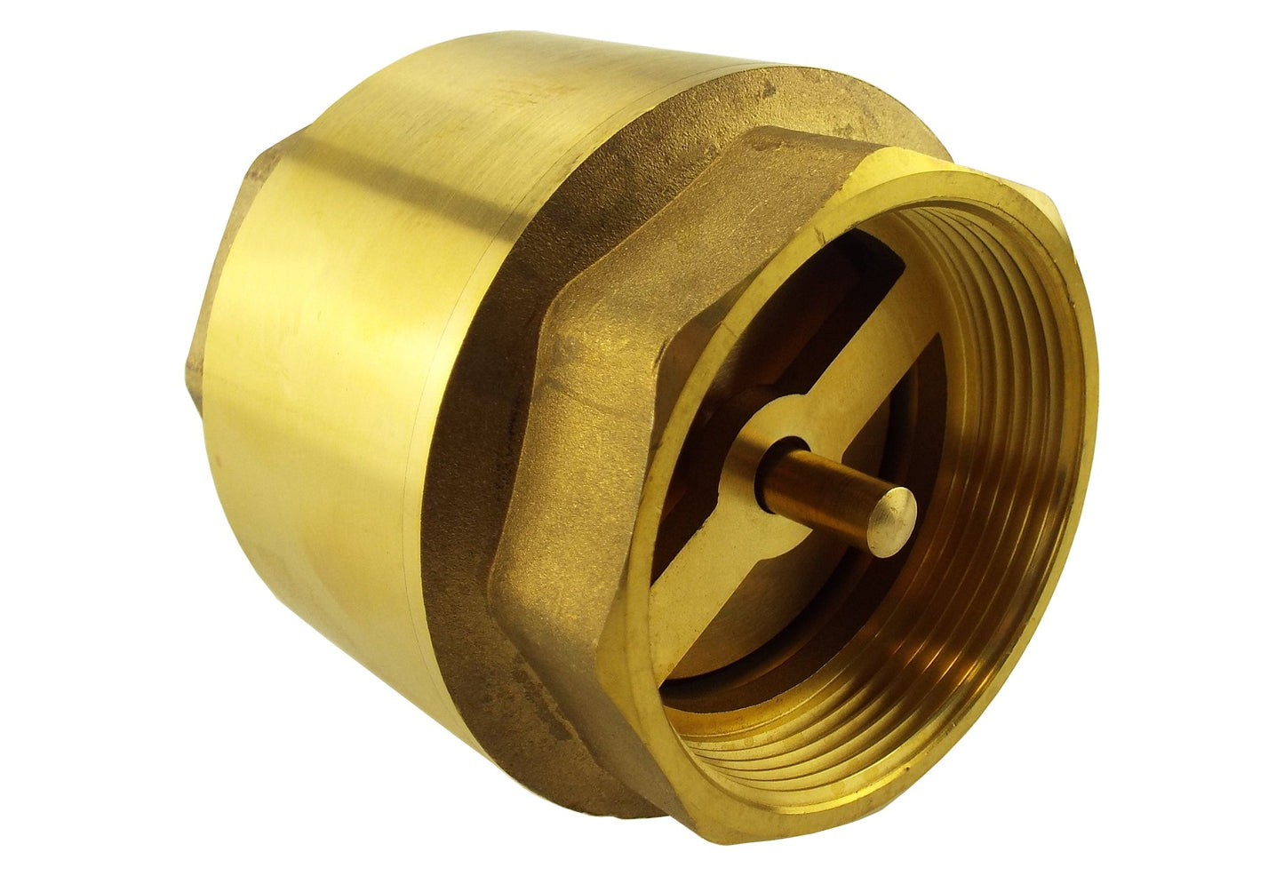Brass Spring Check Valve 1in BSPF Pipe and Water Fitting Garden Water Connector