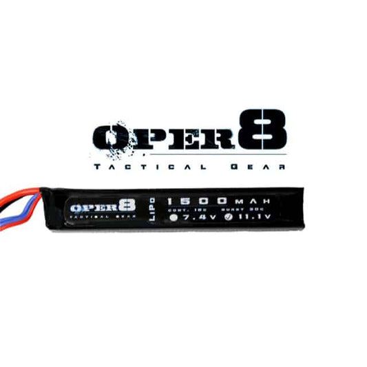 Oper8 11.1v 1500MAH LiPo Stick Battery