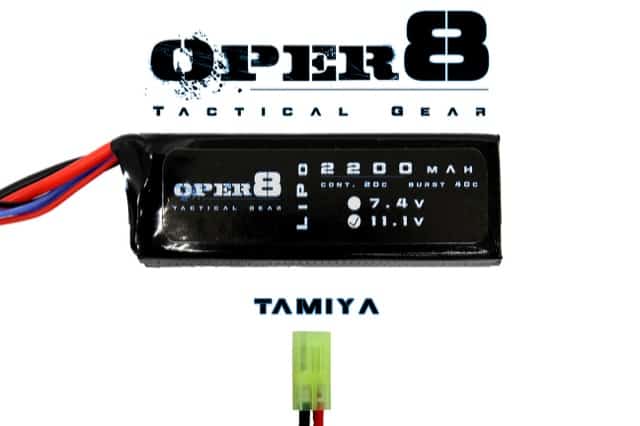 Oper8 11.1v 2200MAH LiPo Block Battery