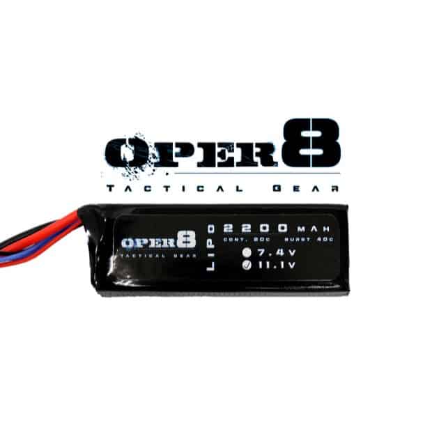 Oper8 11.1v 2200MAH LiPo Block Battery