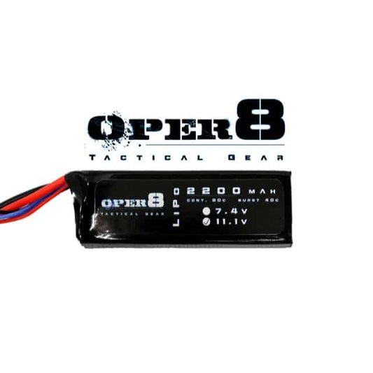 Oper8 11.1v 2200MAH LiPo Block Battery