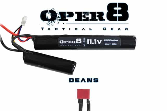 Oper8 11.1v LI-Ion 2500MAH Nunchuck Battery