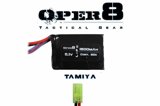 Oper8 11.1V Lipo 1500MAH Block Battery
