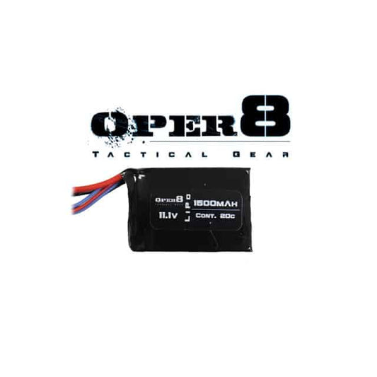 Oper8 11.1V Lipo 1500MAH Block Battery