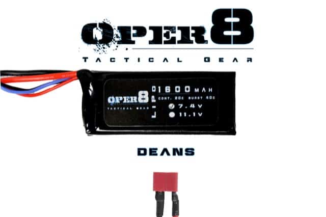 Oper8 7.4v Lipo Block Mini 1600MAH Battery