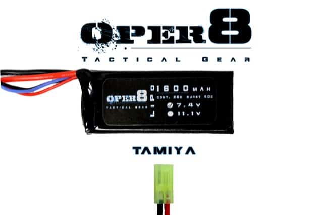 Oper8 7.4v Lipo Block Mini 1600MAH Battery