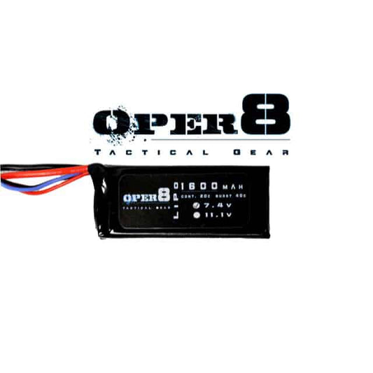Oper8 7.4v Lipo Block Mini 1600MAH Battery