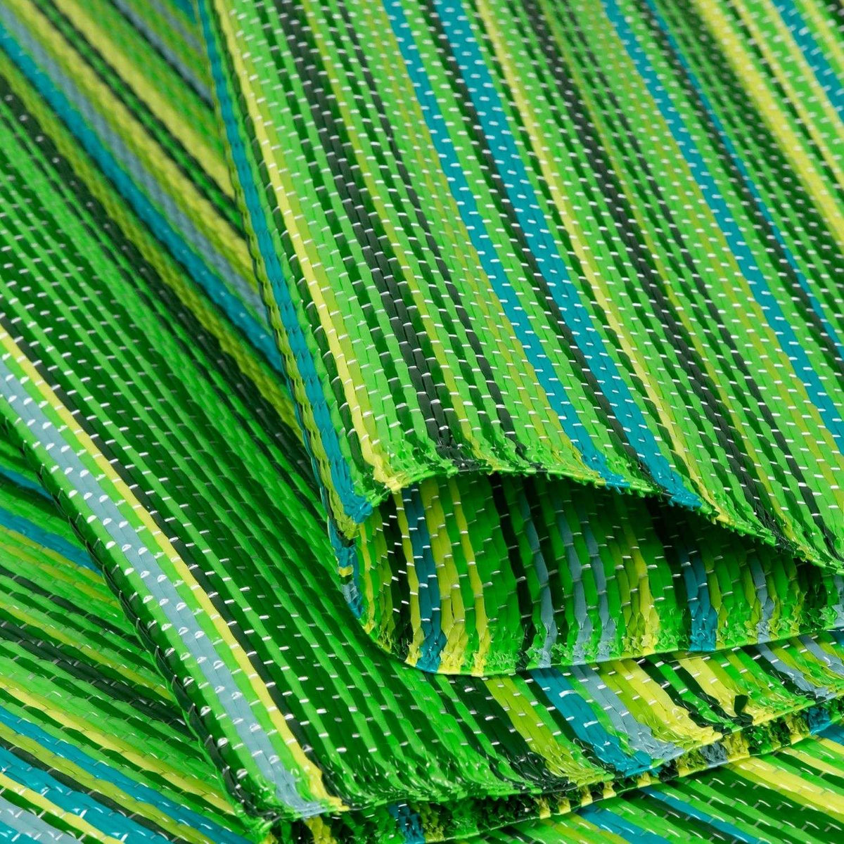 Rainbow Outdoor Rug Green | 1020