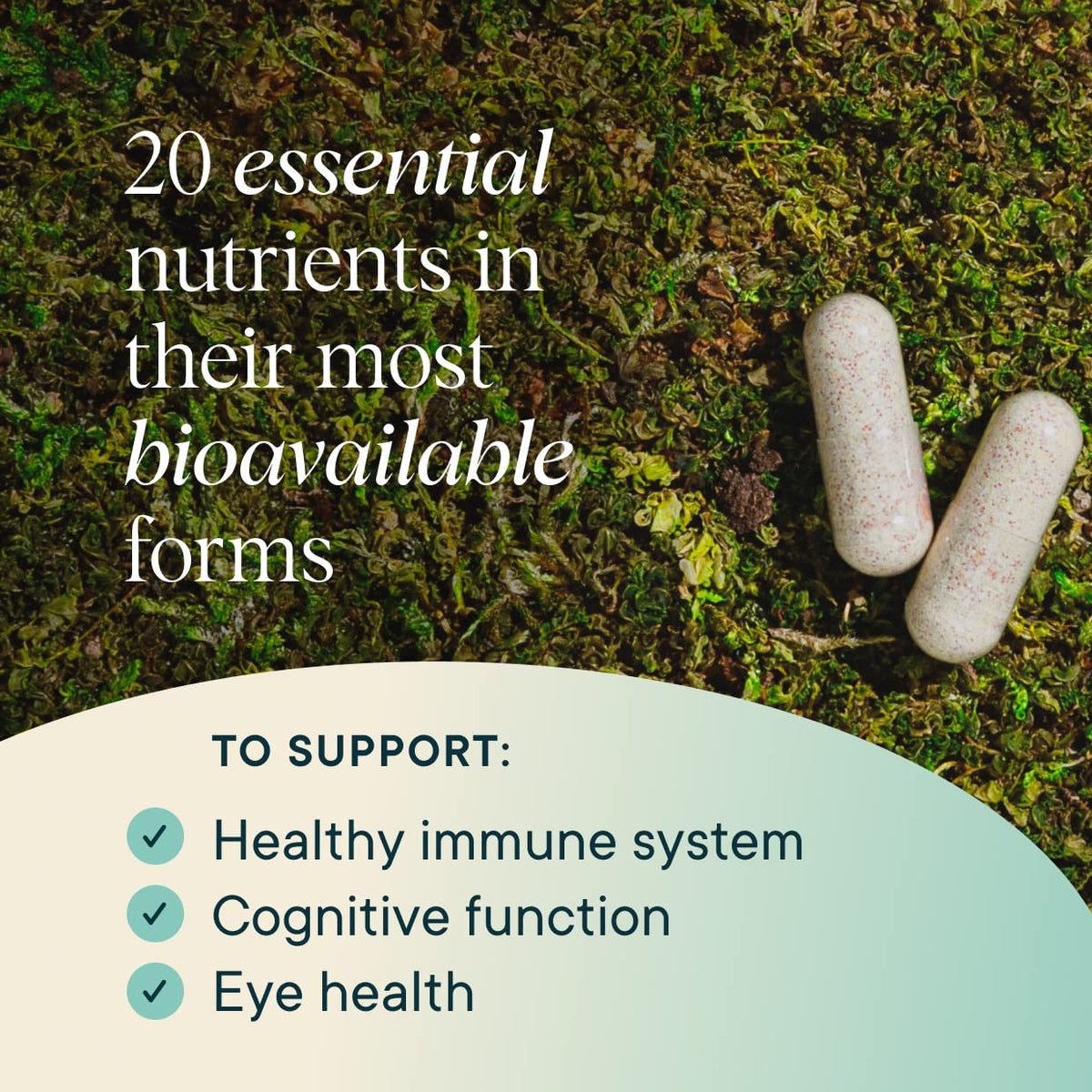 Ora Organic Plant Based Multivitamin for Women & Men | Blue Light Protection