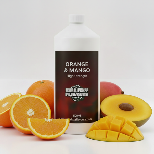 Orange and Mango Food Flavouring - Professional High Strength - 500ml