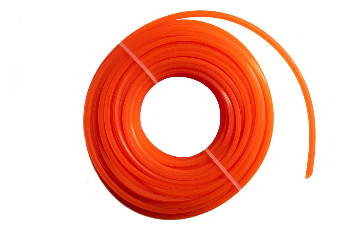 Strimmer Line Orange Square 2.4mm x 15m