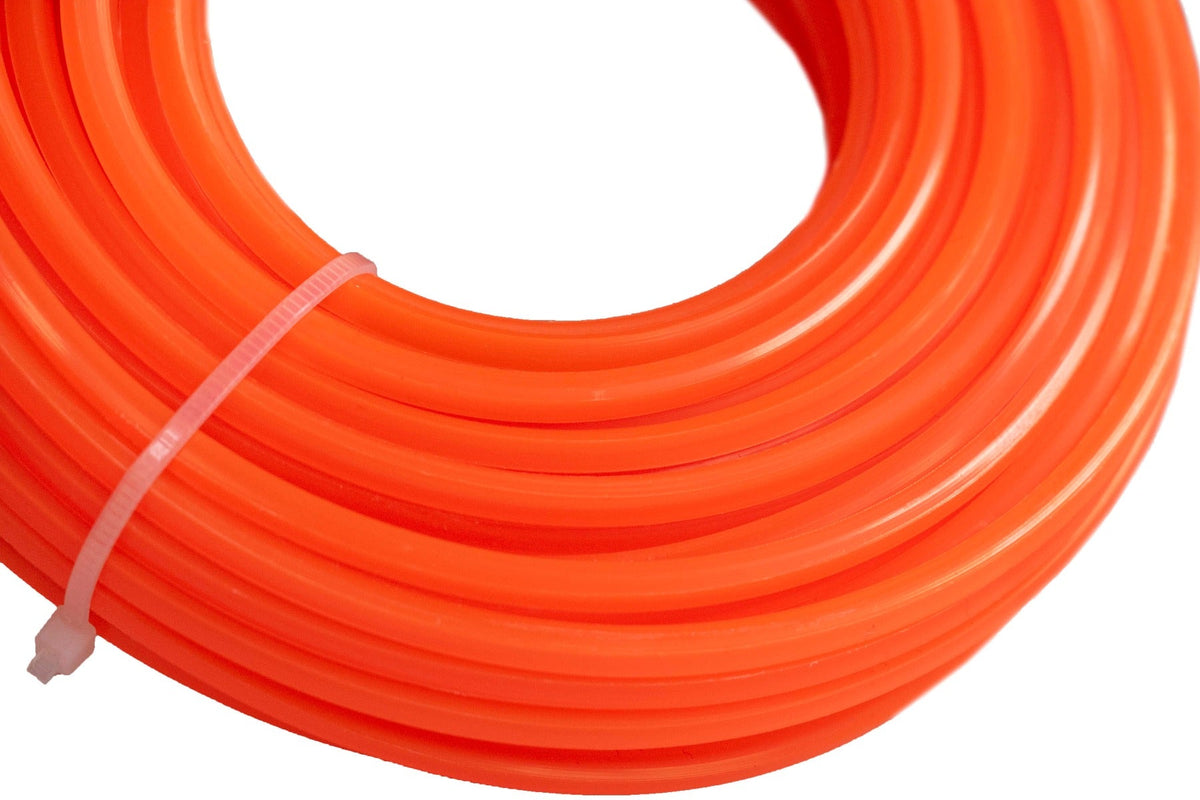 Strimmer Line Orange Square 2.4mm x 15m Micro Watering System DIY Tool Accessory