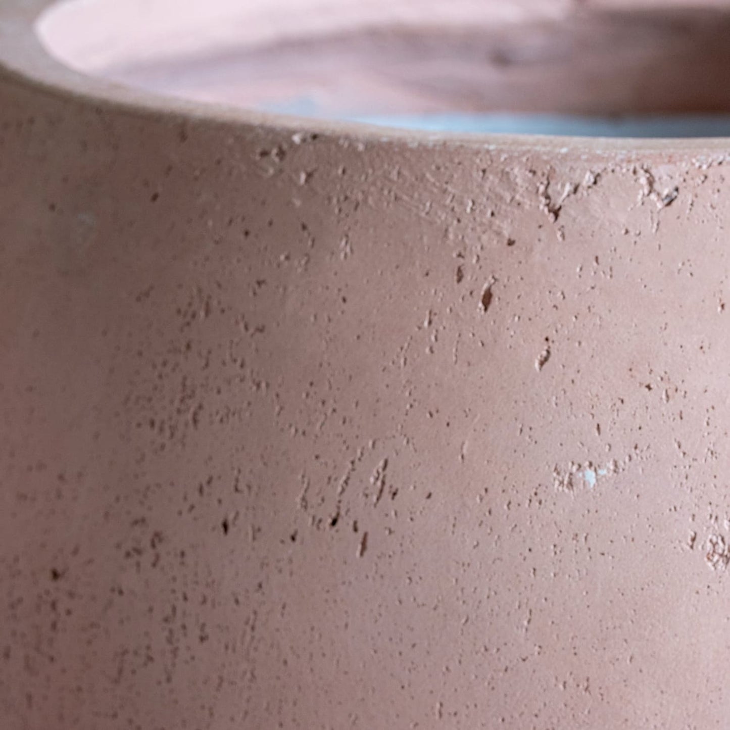 Orbello | Blushstone – 70cm Extra Large Concrete Sphere Planter – 207L Round Plant Pot