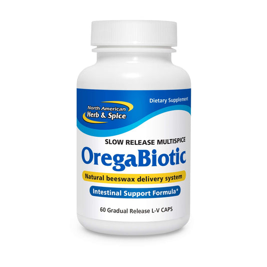 North American Herb & Spice OregaBiotic - 60 Capsules | Immune System & Digestive Support | Non-GMO