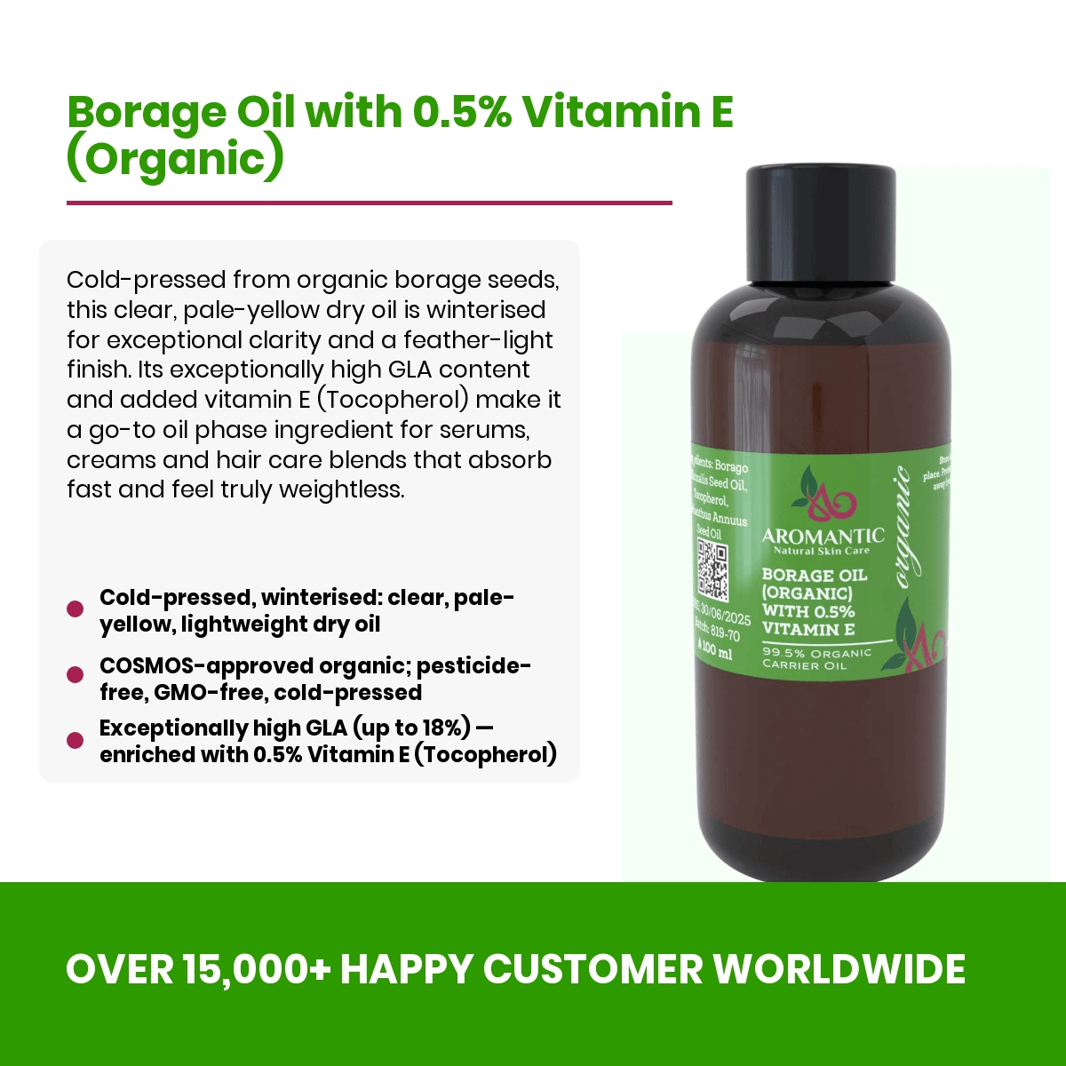 Organic Borage Oil