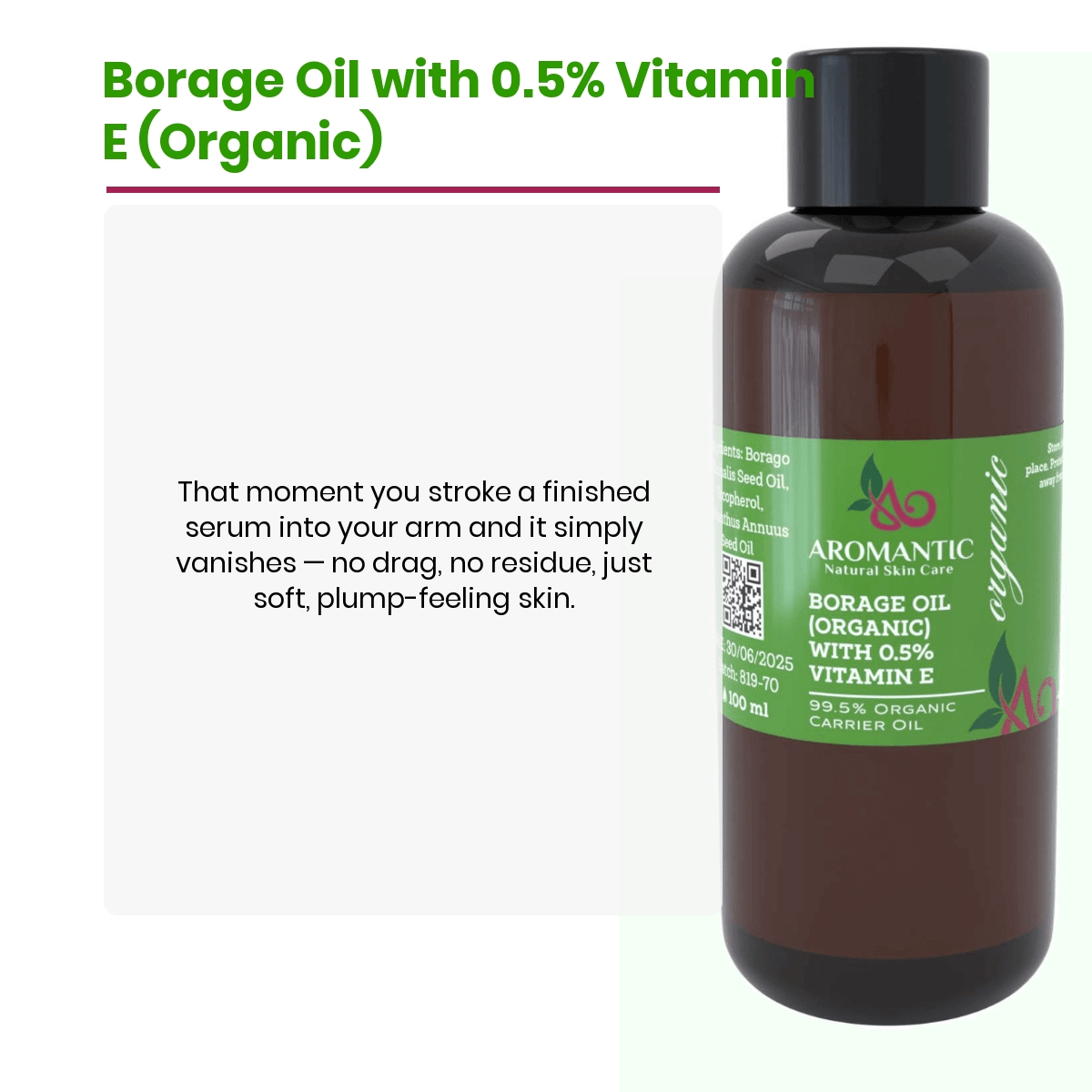 Organic Borage Oil