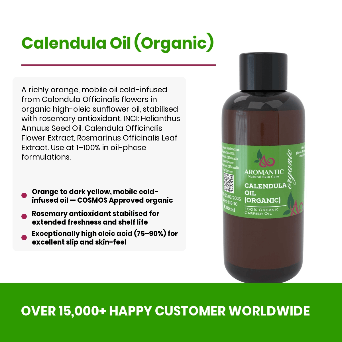 Organic Calendula Oil