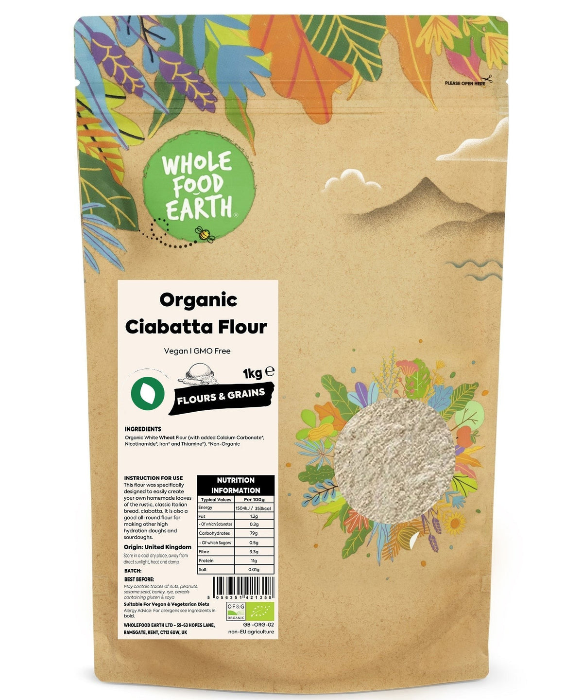 Organic Ciabatta Flour